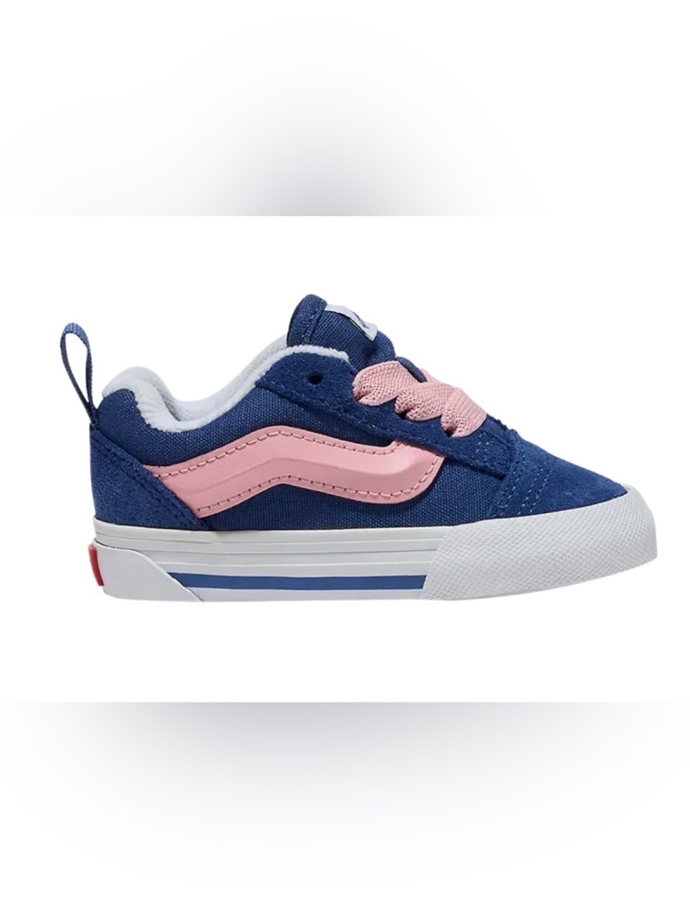 Toddler Vans Knu-Skool toddler sneakers, Navy Blue/Pink colorway size 7